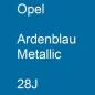 Preview: Opel, Ardenblau Metallic, 28J.